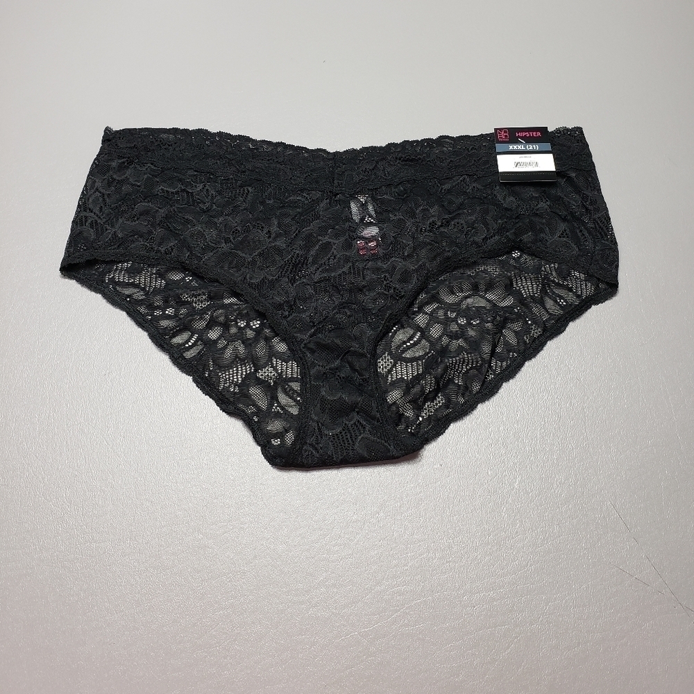 New no boundaries black lace hipster panties women's plus size XXXL